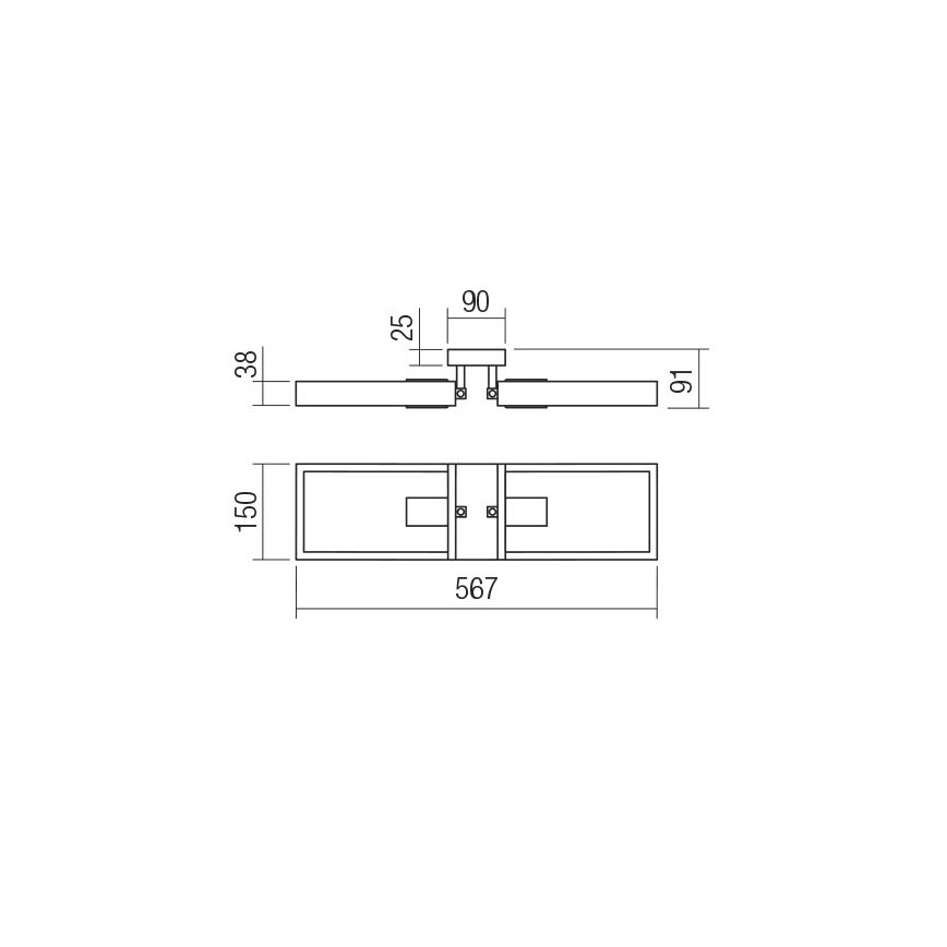Redo 01-1968 - Φωτιστικό οροφής TIMBER 2xE27/42W/230V οξιά