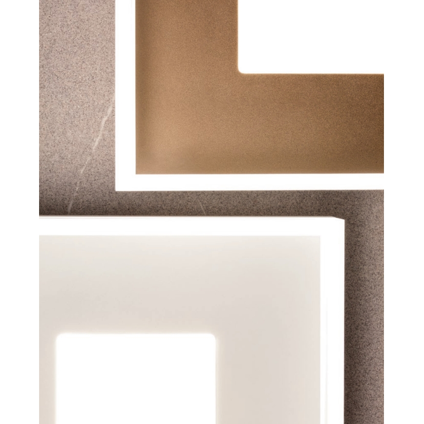 Redo 01-1998 - Ρυθμιζόμενο φωτιστικό οροφής MAYA LED/42W/230V 42,5x42,5 cm χρυσό