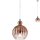 Redo 01-2064 - Κρεμαστό φωτιστικό οροφής PLUMEN 1xE14/40W/230V διάμετρος 15 cm χαλκός