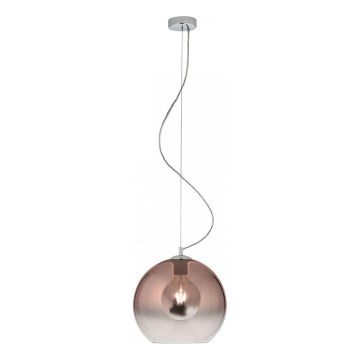 Redo 01-2076 - Κρεμαστό φωτιστικό οροφής BOWL 1xE27/42W/230V διάμετρος 30 cm χαλκός