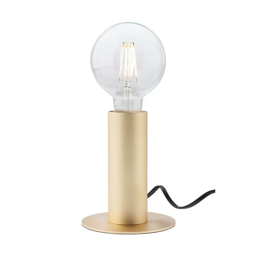 Redo 01-2130 - Επιτραπέζια λάμπα αφής RIVET 1xE27/42W/230V χρυσαφί