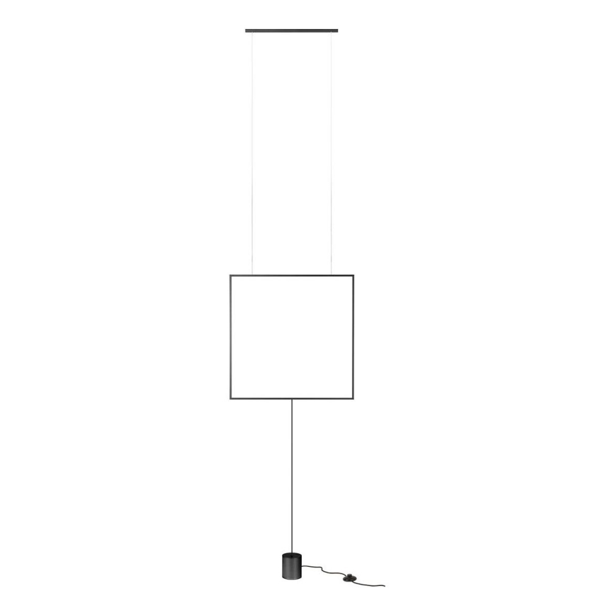 Redo 01-2134 - Επιδαπέδια λάμπα LED SLICK LED/28W/230V μαύρο