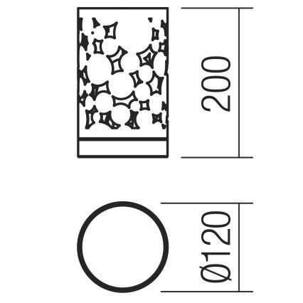 Redo 01-2142 - Eπιτραπέζια λάμπα MELIA 1xE14/28W/230V