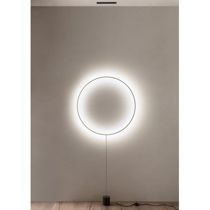 Redo 01-2197 - Επιδαπέδια λάμπα LED SLICK LED/19W/230V μαύρο