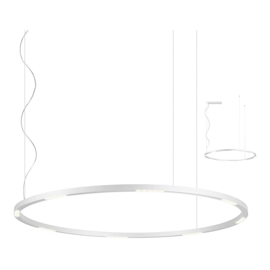 Redo 01-2208 -  Κρεμαστό φωτιστικό οροφής LED UNION LED/68W/230V CRI 90 3000K διάμετρος 120 cm λευκό