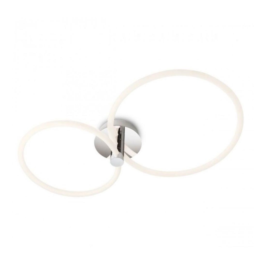 Redo 01-2224 - Πλαφονιέρα οροφής ντιμαριζόμενη LED SPELL LED/43W/230V 3000K γυαλιστερό χρώμιο