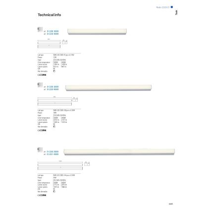 Redo 01-2331 - LED φωτιζόμενος καθρέφτης μπάνιου TASK LED/24W/230V 120 cm CRI 90 IP44 γυαλιστερό χρώμιο