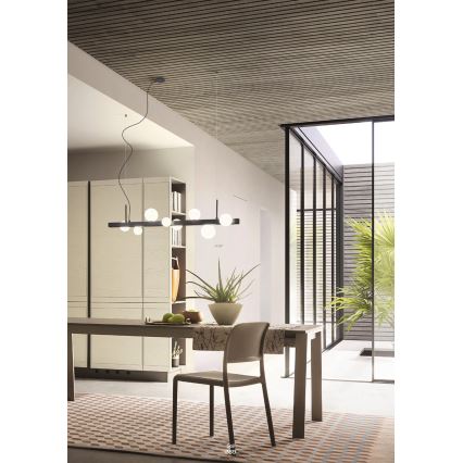 Redo 01-2374 - Πολύφωτο με συρματόσχοινο GOJI 6xG9/28W/230V χρυσαφί