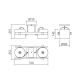 Redo 01-2400 - Φωτιστικό οροφής POOH 2xE27/42W/230V οξιά