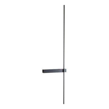 Redo 01-2480 - LED επιτοίχιο φωτιστικό TANGENT LED/14W/230V μαύρο
