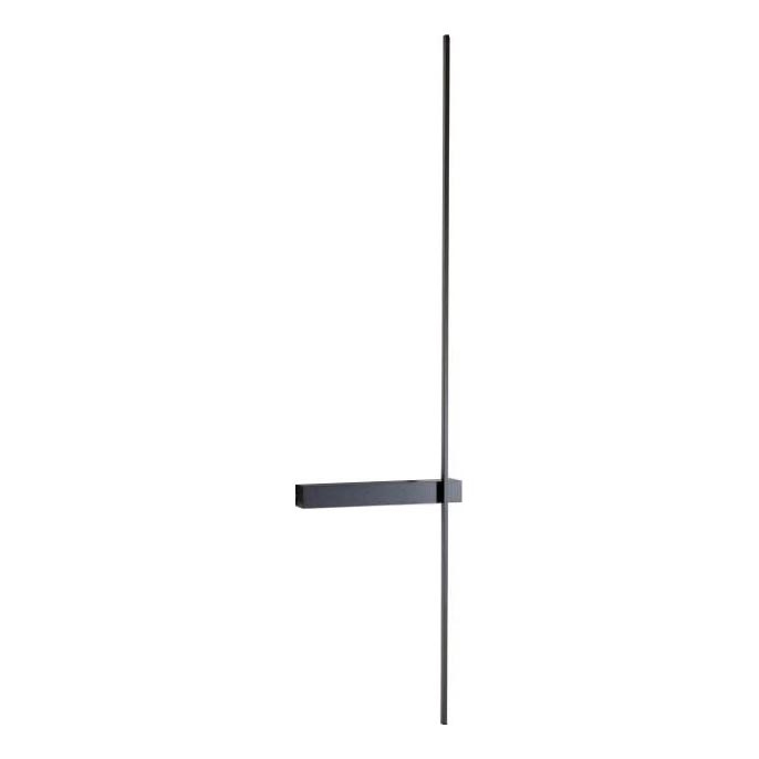 Redo 01-2480 - LED επιτοίχιο φωτιστικό TANGENT LED/14W/230V μαύρο