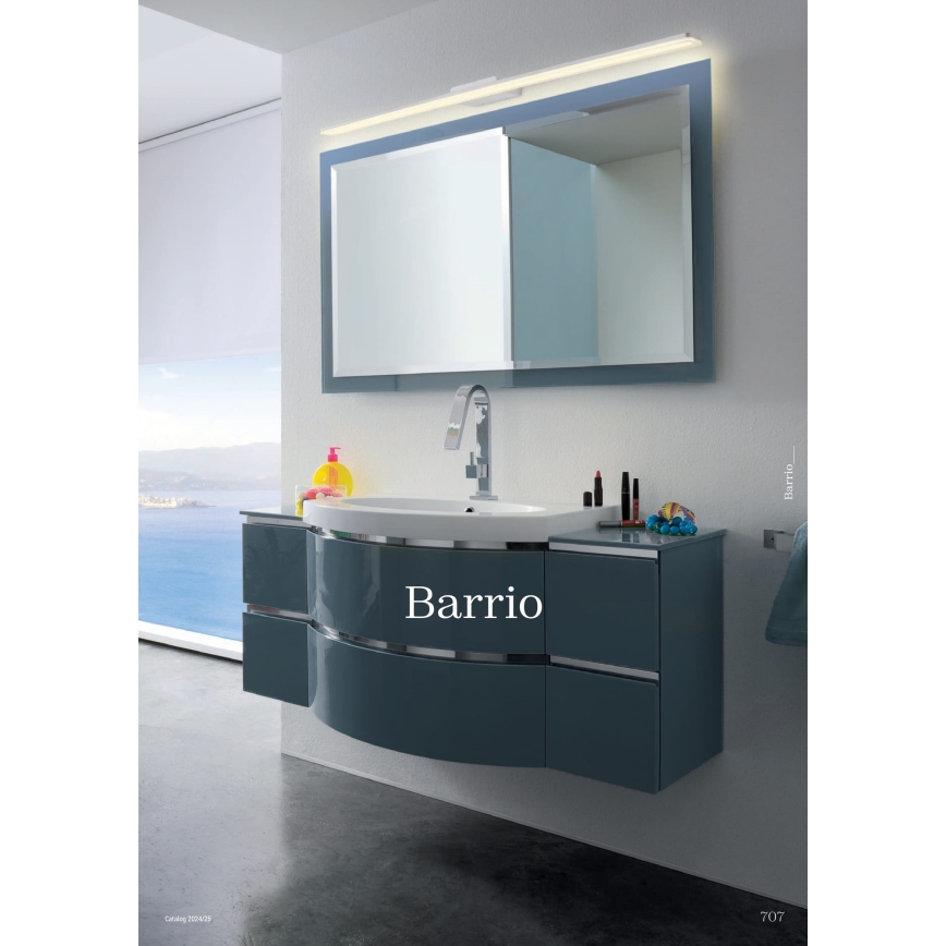 Redo 01-2503 - Φωτισμός καθρέφτη μπάνιου LED BARRIO LED/17,25W/230V 60 cm CRI 90 IP44 λευκό