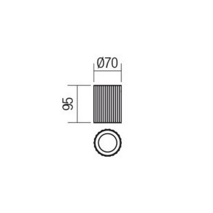 Redo 01-2554 - Σποτ φωτιστικό DELPHI 1xGU10/7W/230V διάμ. 7 εκ. λευκό