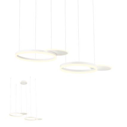 Redo 01-2605 - LED Ρυθμιζόμενο κρεμαστό φωτιστικό σε καλώδιο SIGUA LED/99W/230V CRI 90 λευκό
