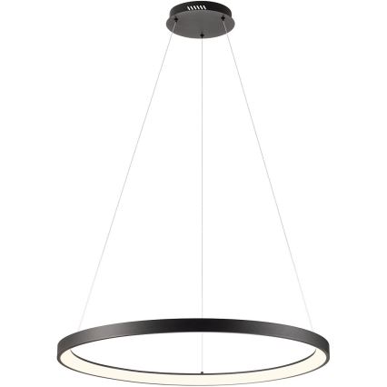 Redo 01-2677 - Led Dimmable κρεμαστό φωτιστικό οροφής ICONIC LED/60W/230V διάμετρος 78 cm μαύρο