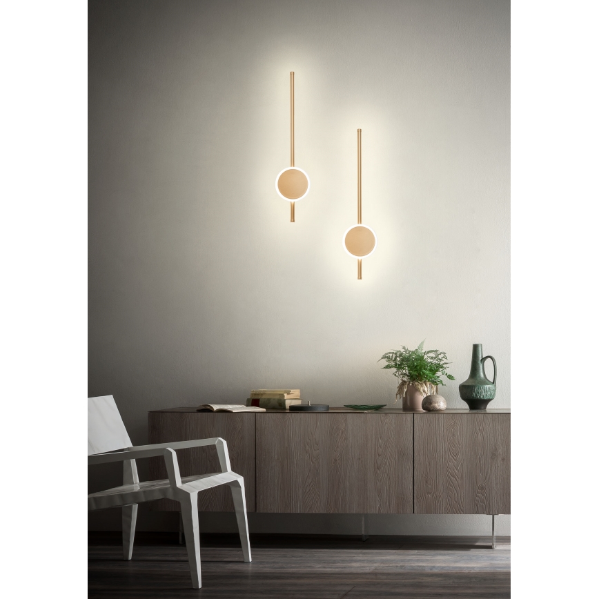 Redo 01-2700 - Φωτιστικό τοίχου LED DIAZ LED/18W/230V CRI 90 χρυσό