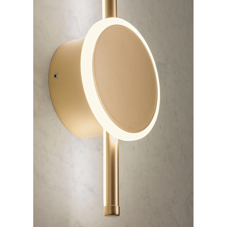 Redo 01-2700 - Φωτιστικό τοίχου LED DIAZ LED/18W/230V CRI 90 χρυσό