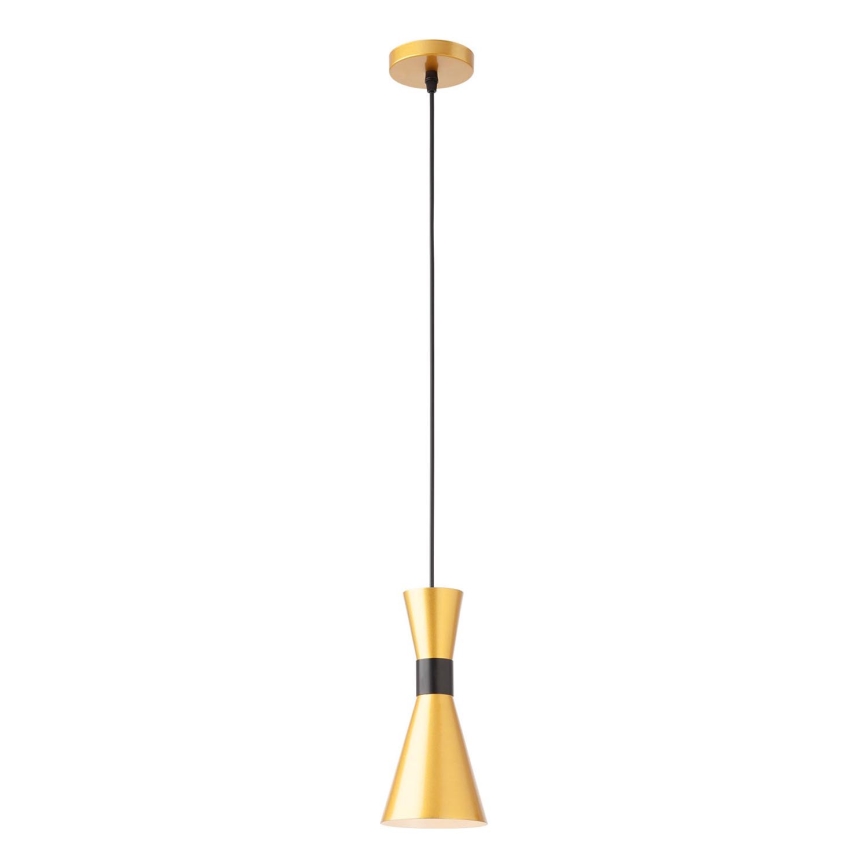 Redo 01-2710 - Κρεμαστό φωτιστικό οροφής KILT 1xE27/42W/230V διάμετρος 12 cm χρυσό