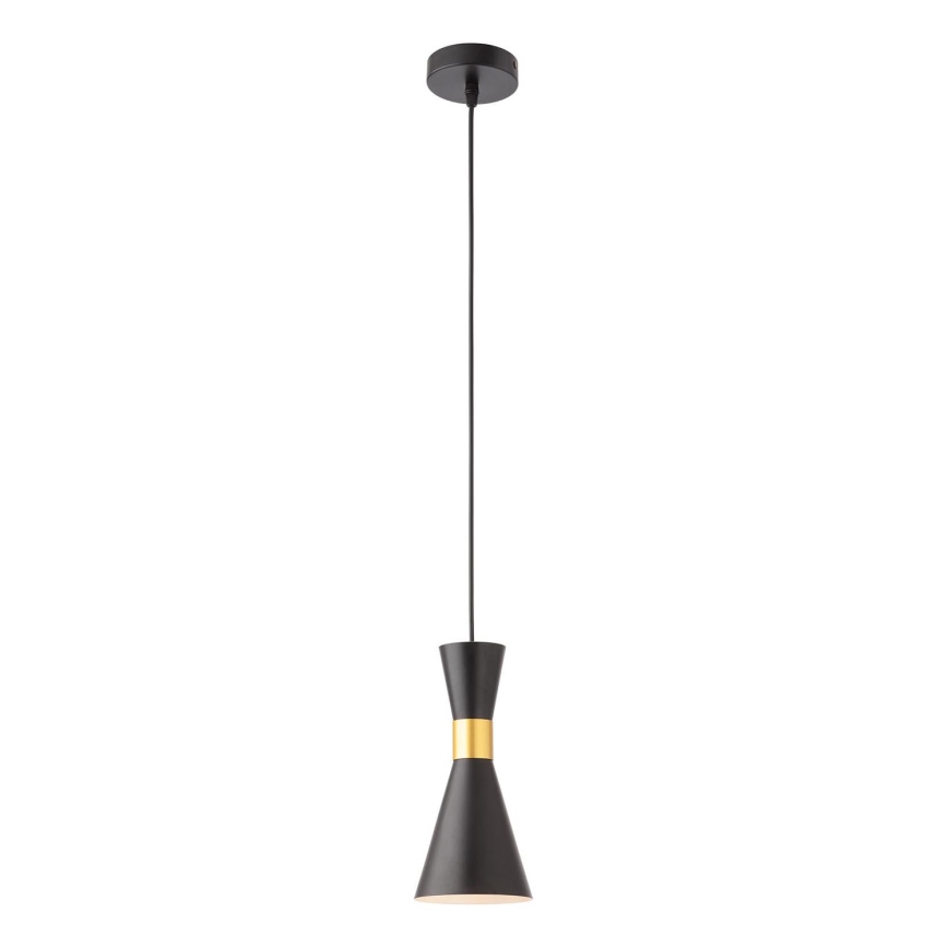 Redo 01-2711 - Κρεμαστό φωτιστικό οροφής KILT 1xE27/42W/230V διάμετρος 12 cm μαύρο