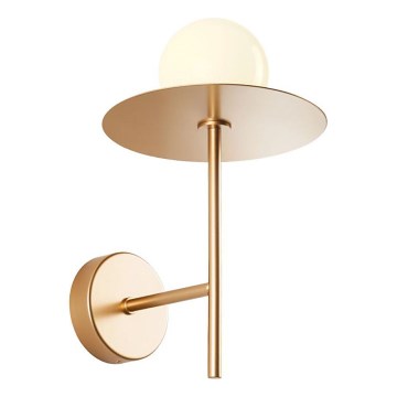 Redo 01-2725 - Λάμπα τοίχου PLATO 1xG9/10W/230V χρυσό