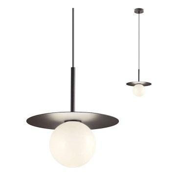 Redo 01-2728 - Κρεμαστό φωτιστικό οροφής PLATO 1xG9/10W/230V διάμετρος 20 cm μαύρο