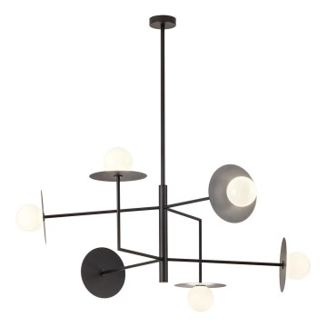 Redo 01-2734 - Κρεμαστό φωτιστικό PLATO 6xG9/10W/230V μαύρο