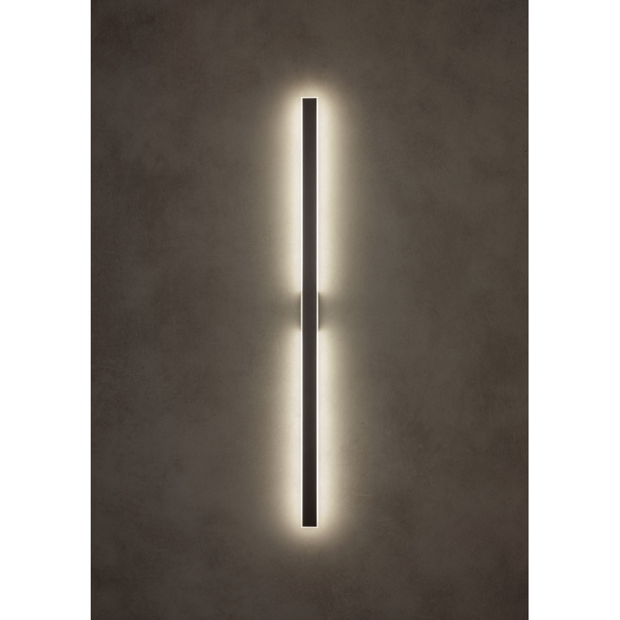 Redo 01-2769 - Φωτιστικό τοίχου LED WAPI LED/23W/230V 90,5 cm μαύρο