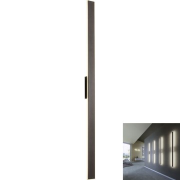 Redo 01-2771 - Φωτιστικό τοίχου LED WAPI LED/30W/230V 119 cm μαύρο