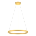 Redo 01-2865 - Led Dimmable κρεμαστό φωτιστικό οροφής FEBE LED/37W/230V χρυσαφί