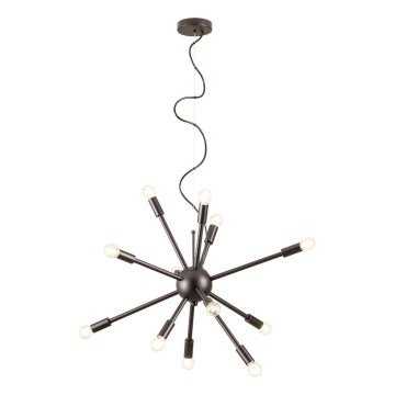 Redo 01-2934 - Κρεμαστό φωτιστικό σε καλώδιο STELLAR 12xE14/25W/230V μαύρο