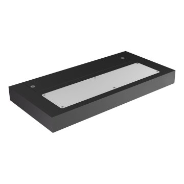 Redo 01-3016 - Επιτοίχιο φωτιστικό LED LAMINA 2xLED/15W/230V CRI 90 μαύρο