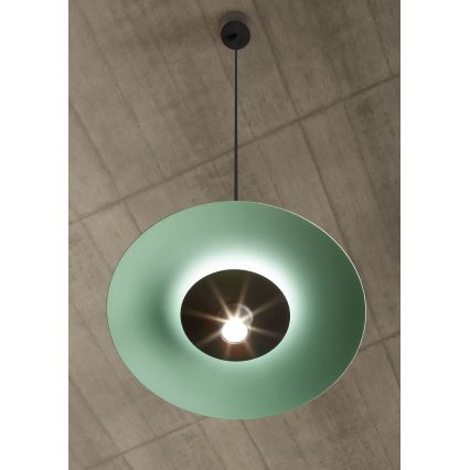 Redo 01-3019 - Κρεμαστό φωτιστικό LED LARS σε καλώδιο LED/14W/230V + LED/10W Ø 60 cm CRI 90 πράσινο
