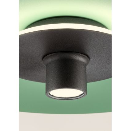 Redo 01-3019 - Κρεμαστό φωτιστικό LED LARS σε καλώδιο LED/14W/230V + LED/10W Ø 60 cm CRI 90 πράσινο