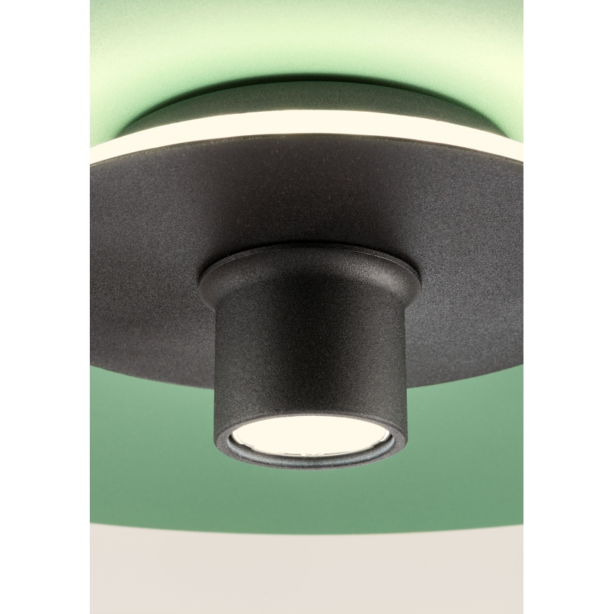Redo 01-3019 - Κρεμαστό φωτιστικό LED LARS σε καλώδιο LED/14W/230V + LED/10W Ø 60 cm CRI 90 πράσινο
