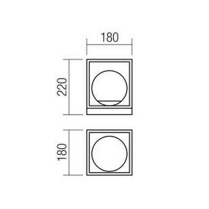 Redo 01-3052 - Eπιτραπέζια λάμπα ZODIAC 1xE14/28W/230V