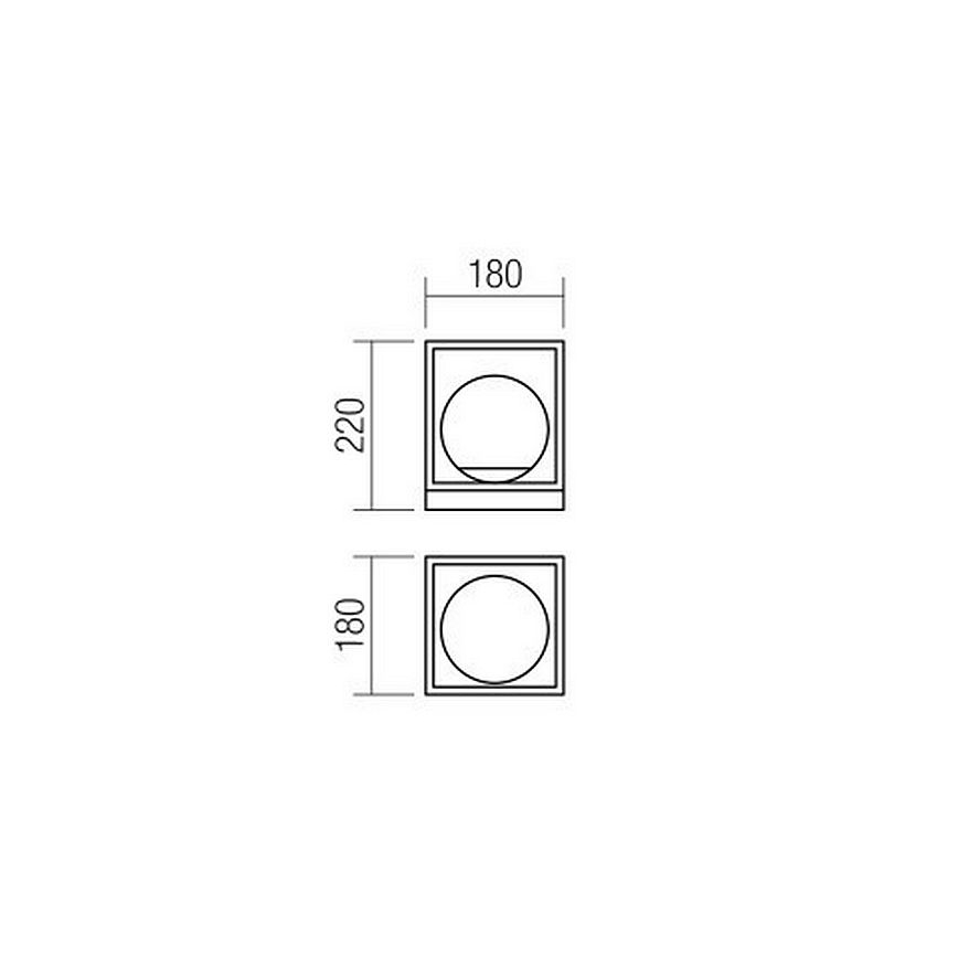 Redo 01-3052 - Eπιτραπέζια λάμπα ZODIAC 1xE14/28W/230V