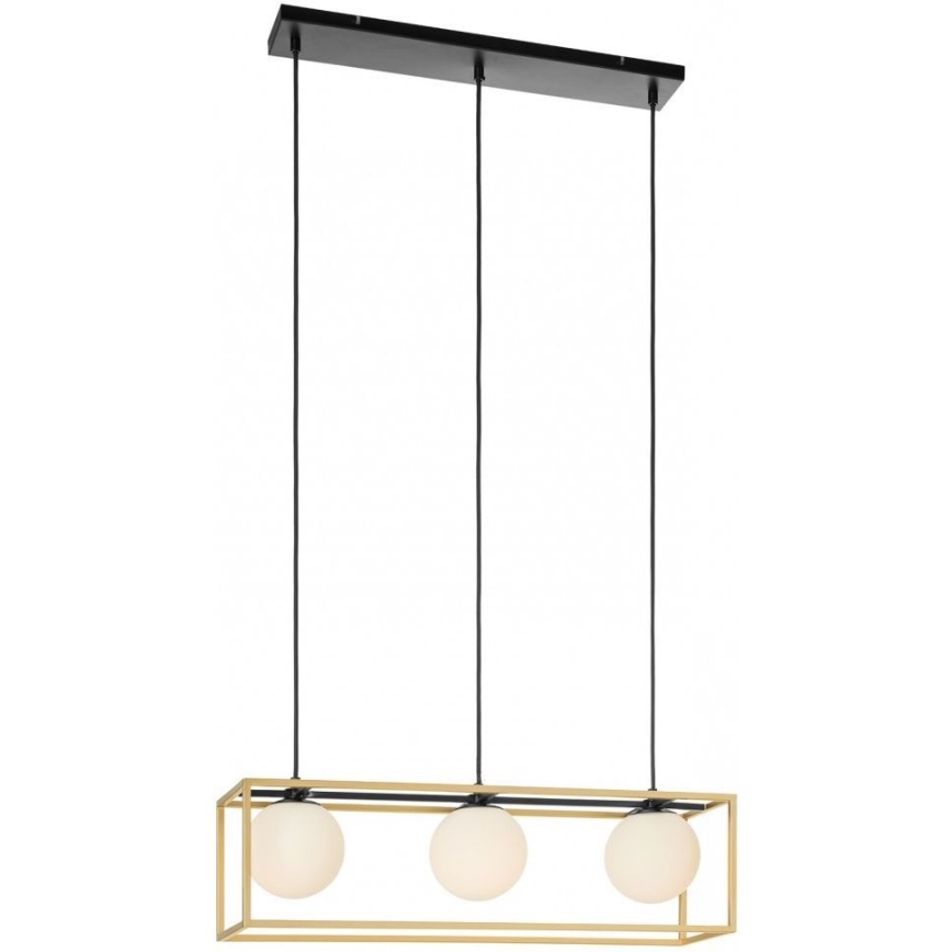 Redo 01-3057 -Κρεμαστό φωτιστικό οροφής ράγα ZODIAC 3xE14/28W/230V