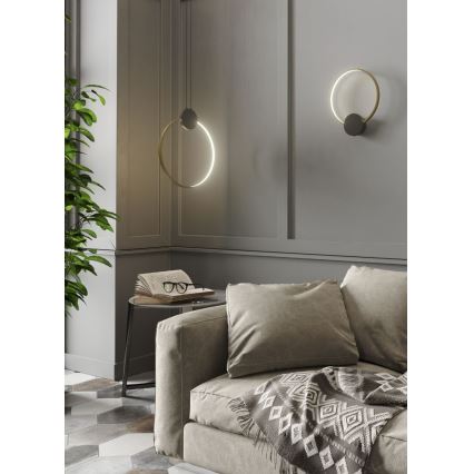 Redo 01-3102 - Φωτιστικό τοίχου LED ATOM LED/11W/230V διάμετρος 30 cm