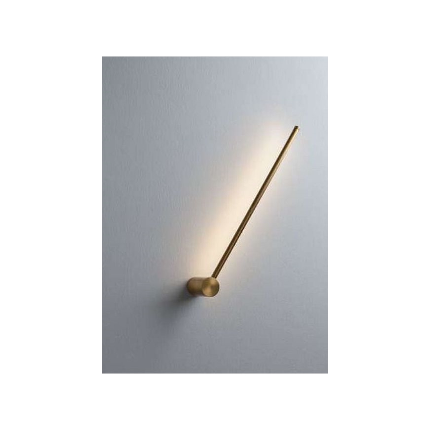 Redo 01-3121 - Φωτιστικό τοίχου LED TABOO LED/9W/230V ορείχαλκος