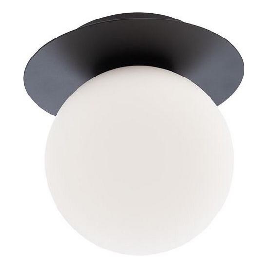 Redo 01-3129 - Φωτιστικό οροφής HAIKU 1xE14/28W/230V διάμετρος 18 cm μαύρο