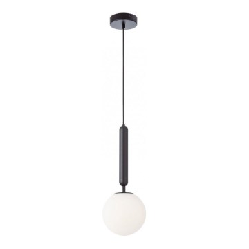 Redo 01-3131 - Κρεμαστό φωτιστικό οροφής HAIKU 1xE14/28W/230V διάμετρος 15 cm μαύρο