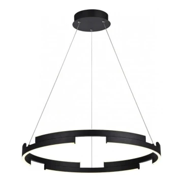 Redo 01-3173 - Led Dimmable κρεμαστό φωτιστικό οροφής CASTLE LED/36W/230V μαύρο