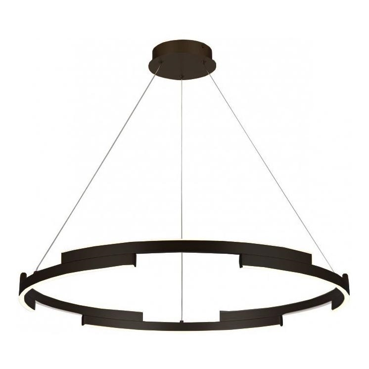 Redo 01-3176 - Led Dimmable κρεμαστό φωτιστικό οροφής CASTLE LED/45W/230V μαύρο