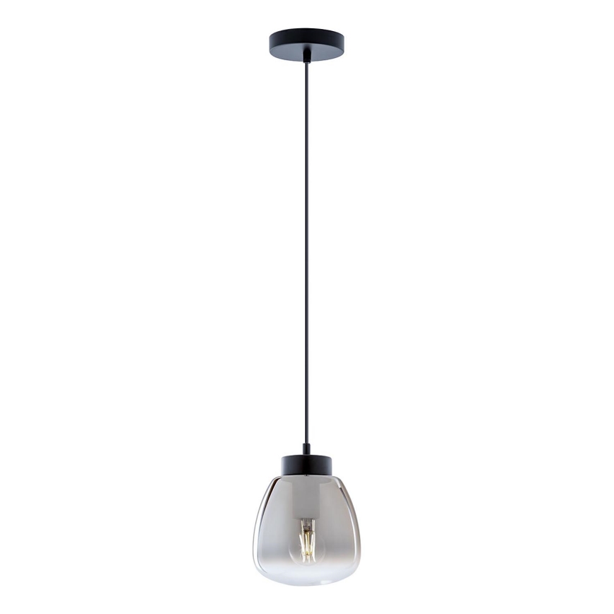 Redo 01-3196 - Κρεμαστό φωτιστικό οροφής LUKE 1xE27/42W/230V διάμετρος 17 cm μαύρο