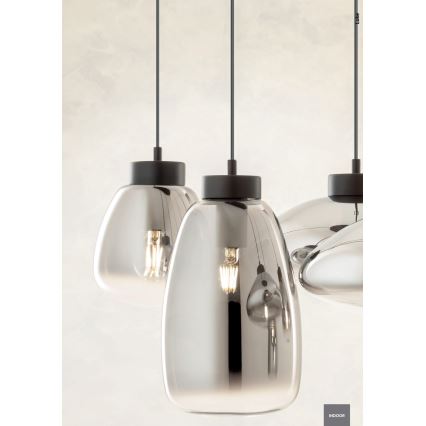 Redo 01-3212 - Κρεμαστό φωτιστικό οροφής LUKE 6xE27/42W/230V μαύρο