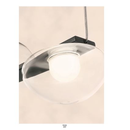 Redo 01-3243 - Led Dimmable κρεμαστό φωτιστικό οροφής SINCLAIR LED/35W/230V CRI 93 IP21 χρυσαφί