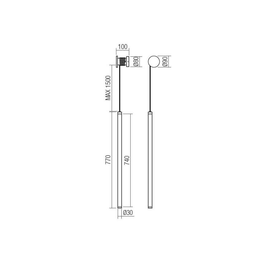 Redo 01-3304 - Απλίκα τοίχου LED SWING ρυθμιζόμενης έντασης LED/16W/230V 3000/4000K CRI 90 μαύρη