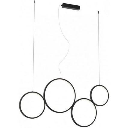 Redo 01-3384 - Led Dimmable κρεμαστό φωτιστικό οροφής ATHENA LED/40W/230V 3000/4000/6000K CRI98 μαύρο