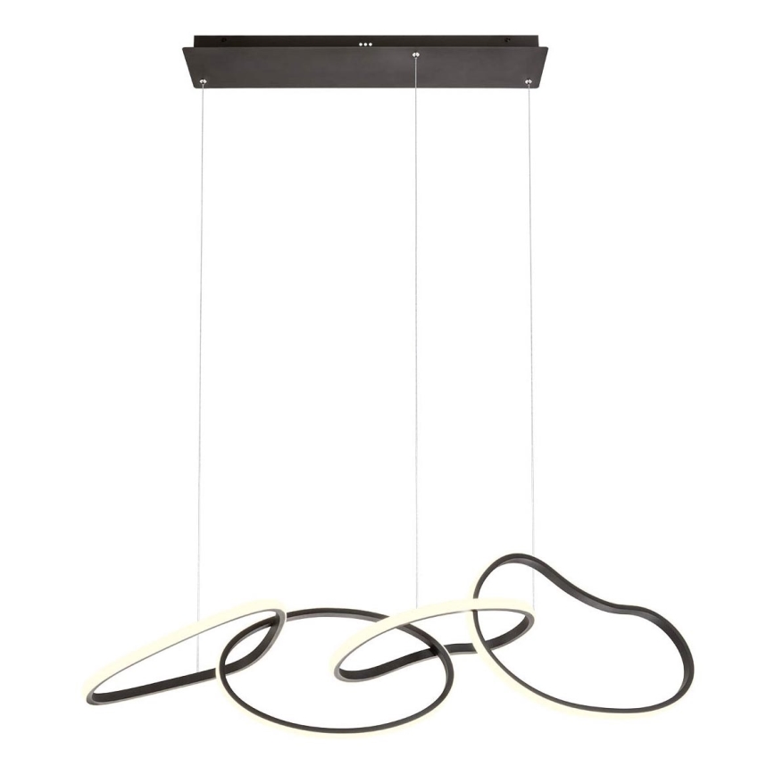 Redo 01-3390 - Ρυθμιζόμενο LED φωτιστικό οροφής σε ανάρτηση καλωδίου BIAS LED/90W/230V 3000/4500/6500K CRI 90 μαύρο