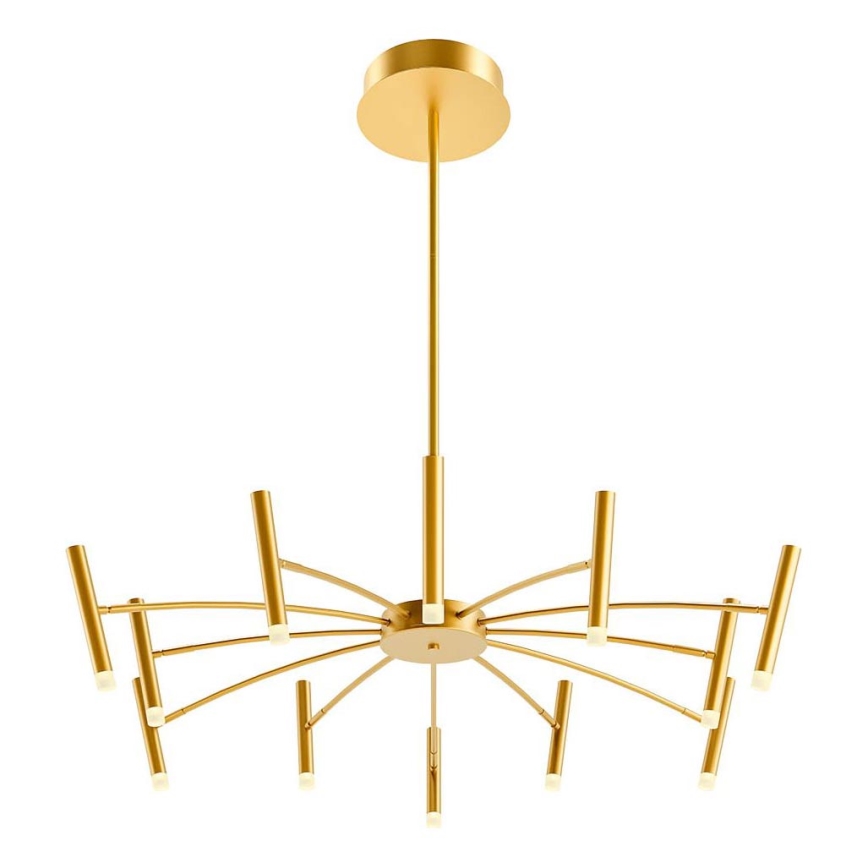 Redo 01-3448 - RAYEN LED πολυέλαιος σε ράβδο, ρυθμιζόμενος, 60W/230V, CRI 90, χρυσός